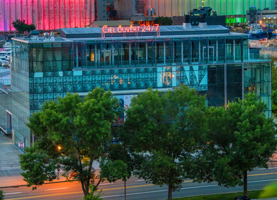 Photo du fragment poétique de Mireille Gagné: Ciel ouvert 24/7