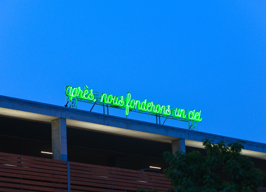 Photo du fragment poétique de Sébastien Émond: après nous fonderons un ciel